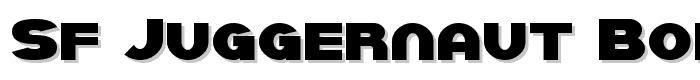 SF Juggernaut Bold font